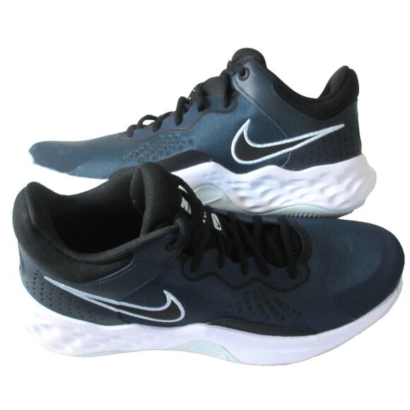 Nike Men's Fly.By Mid 3 Basketball Shoes Armory Navy Blue Black Sizes NIB - Picture 1 of 5